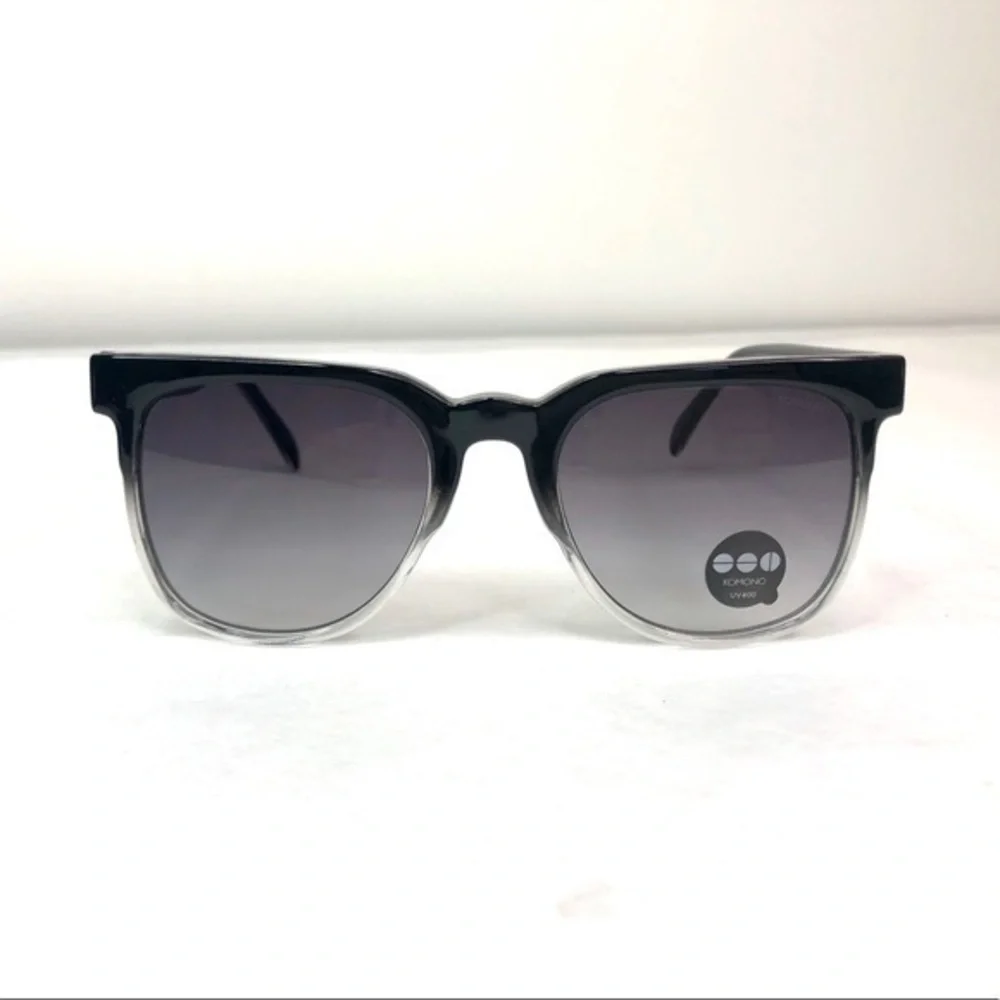 KOMONO Riviera Paisley Sunglasses NEW gray black